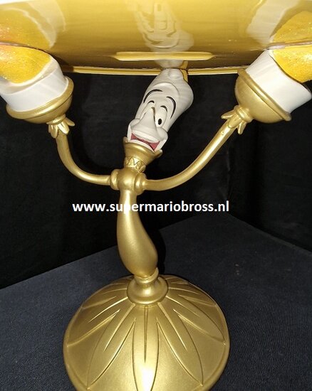 Disney Park Beauty and The Beast Lumiere Cake Stand Cartoon Collectible Boxed https www.supermariobross