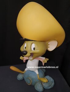 Speedy Gonzales looney Tunes Cartoon Comic Collectible Polyresin Statue 40cm High Used