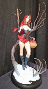 Red Ridding Hood J.Scott Campbell Fairytale Fantasies Exclusive Version Big Fig Statue Boxed 