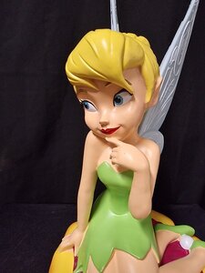 Tinkerbell Garden Statue Cartoon Comic Disney Home Original Sculpture Boxed