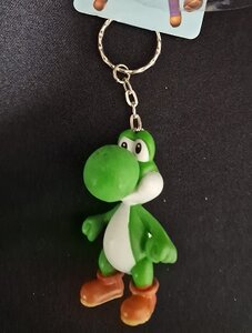 Yoshi Green Keychain Supermario action Figure toy 6cm Pvc Merchandise 