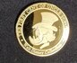 Walt Disney First Cent Of Uncle Scrooge Gold plated Coin Limited 500 Pieces