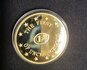 Walt Disney First Euro Of Uncle Scrooge Gold Plated Coin Collectible Euro Munt