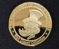  First Cent Of Uncle Scrooge Walt Diney Gold plated Coin Limited of  500 