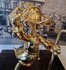 Scrooge Mc Duck with Walking Stick Chromed Gold Replica Pop Art Sculpture 