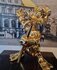 Scrooge Mc Duck with Walking Stick Chromed Gold Replica Pop Art Sculpture 70cm Tall